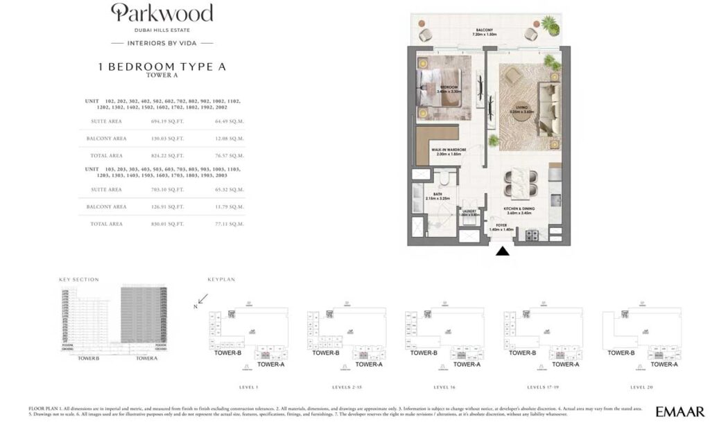 parkwood - 1 Bedroom Type A