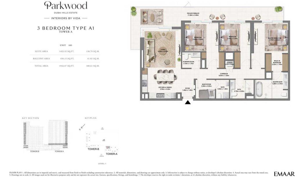 parkwood - 3 Bedroom Type A1