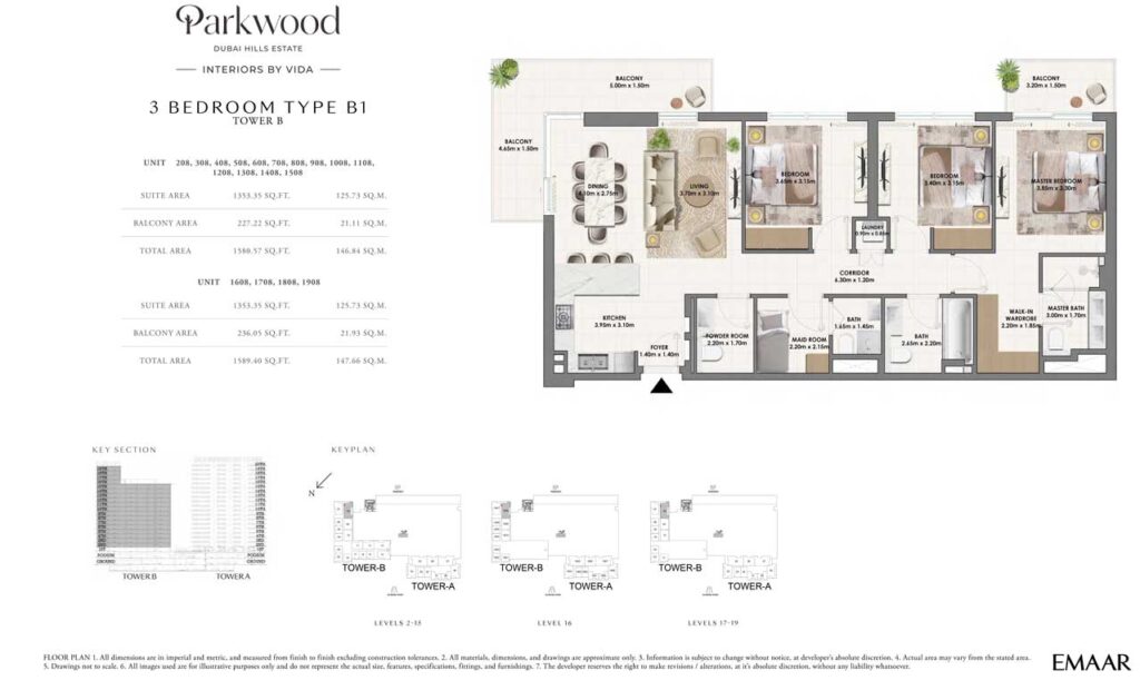 parkwood - 3 Bedroom Type B1