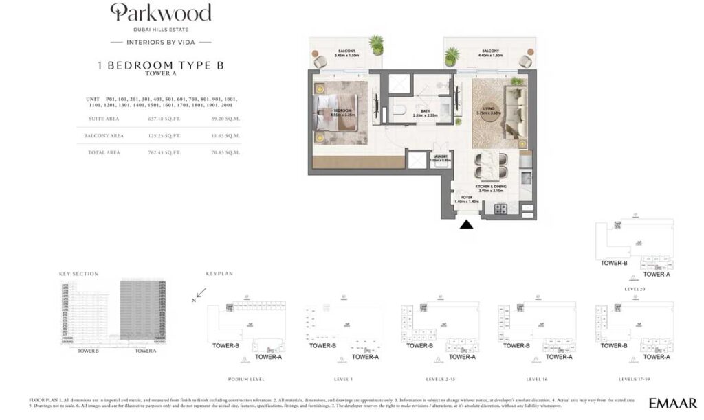 parkwood - 1 Bedroom Type B